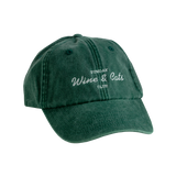 Wine & Cats Cap in Green