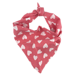 Pink Heart Pet Bandana