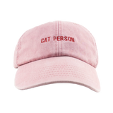 Cat Person Cap in Pink