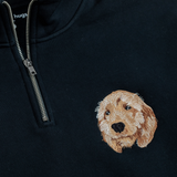 Men’s Custom Embroidered Half Zip
