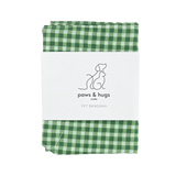 Green Gingham Pet Bandana