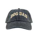 Dog Dad College Cap in Black